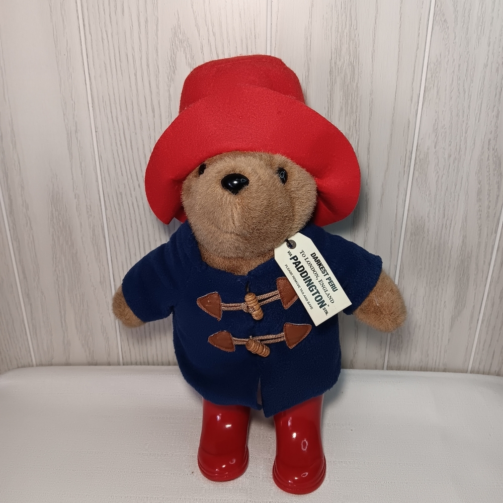 Rainbow Designs Paddington Bear 14" plash with boots,hat and coat plush